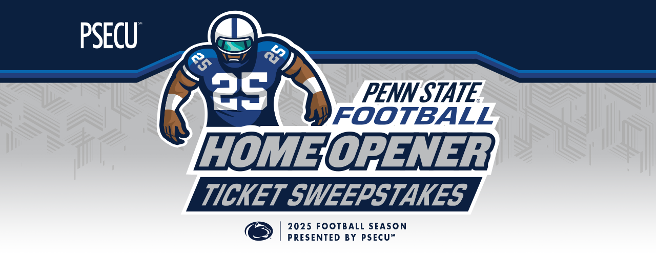 PSECU Penn State Football Home Opener Ticket Sweepstakes 2025 Football Season presented by PSECU